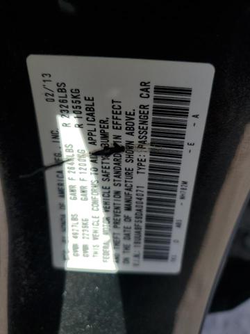 19UUA9F59DA004071 - 2013 ACURA TL TECH GRAY photo 12