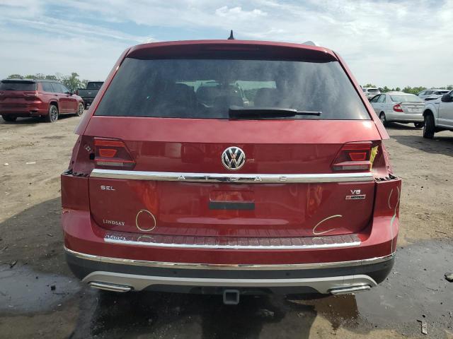1V2MR2CA7JC593930 - 2018 VOLKSWAGEN ATLAS SEL RED photo 6