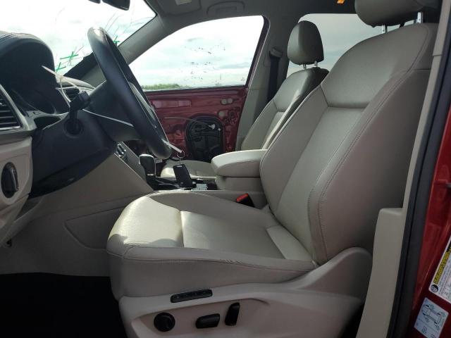 1V2MR2CA7JC593930 - 2018 VOLKSWAGEN ATLAS SEL RED photo 7