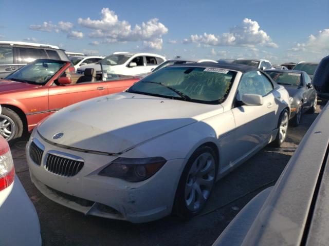 WBAEK73425B328360 - 2005 BMW 645 CI AUTOMATIC Ақ фото 2