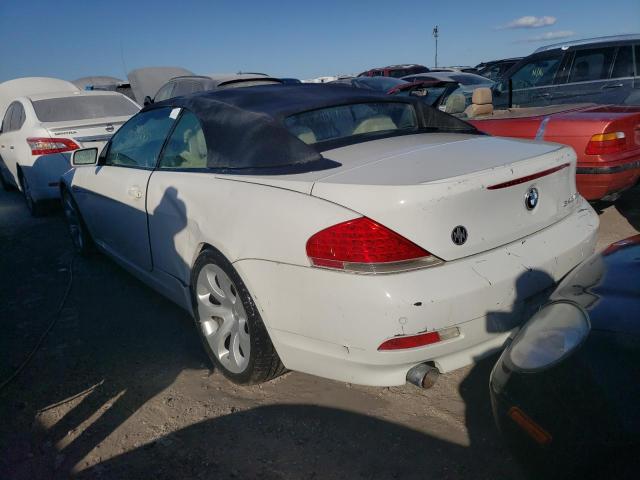 WBAEK73425B328360 - 2005 BMW 645 CI AUTOMATIC Ақ фото 3