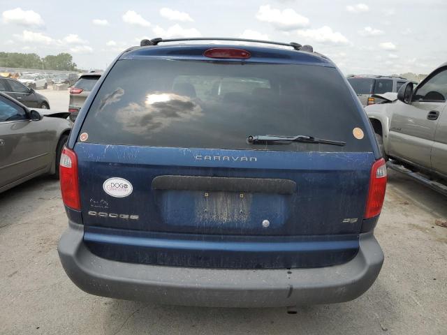 1D4GP25373B160848 - 2003 DODGE CARAVAN SE BLUE photo 6