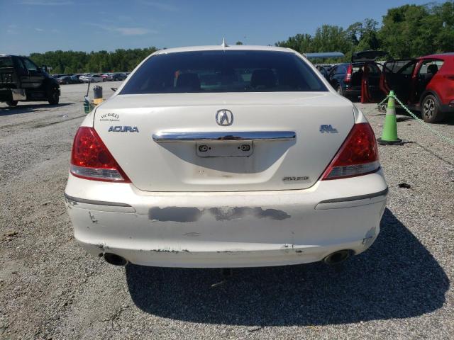JH4KB16586C009689 - 2006 ACURA RL WHITE photo 6