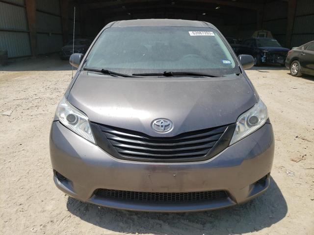 5TDKA3DC6BS003108 - 2011 TOYOTA SIENNA BASE GRAY photo 5