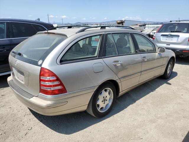 WDBRH61J34F466159 - 2004 MERCEDES-BENZ C 240 SPORTWAGON GOLD photo 3