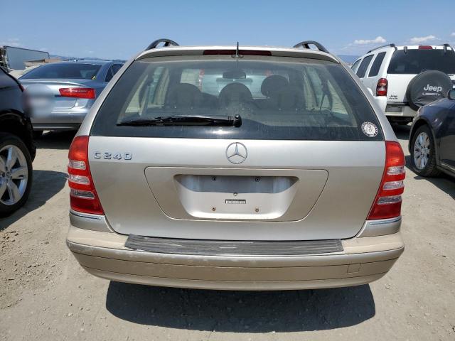 WDBRH61J34F466159 - 2004 MERCEDES-BENZ C 240 SPORTWAGON GOLD photo 6