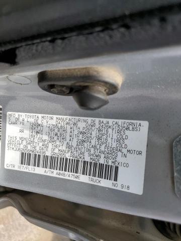 3TMJU62N56M024496 - 2006 TOYOTA TACOMA DOUBLE CAB PRERUNNER GRAY photo 12
