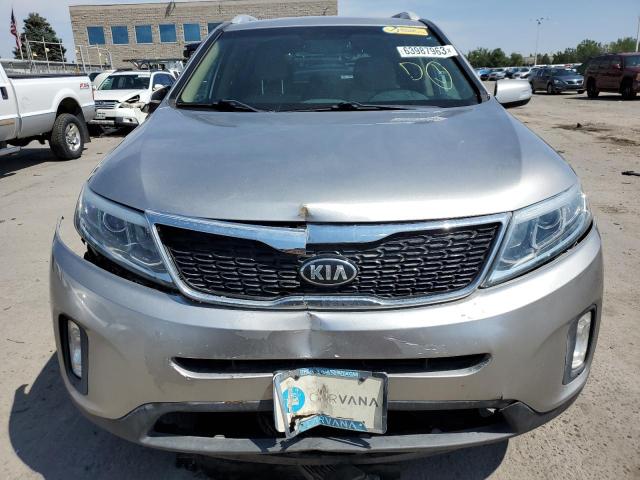 5XYKT3A64EG534981 - 2014 KIA SORENTO LX SILVER photo 5