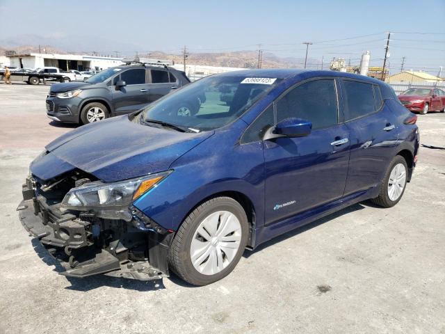 1N4AZ1CP0JC311636 - 2018 NISSAN LEAF S BLUE photo 1