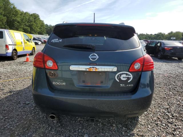 JN8AS5MVXDW112667 - 2013 NISSAN ROGUE S BLUE photo 6