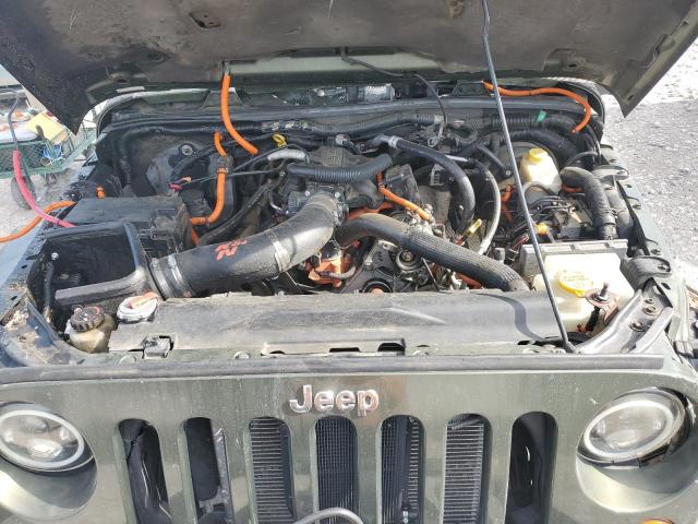 1J4GA59188L634858 - 2008 JEEP WRANGLER U SAHARA GREEN photo 11