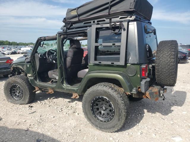 1J4GA59188L634858 - 2008 JEEP WRANGLER U SAHARA GREEN photo 2