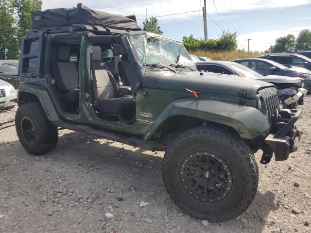 1J4GA59188L634858 - 2008 JEEP WRANGLER U SAHARA GREEN photo 4