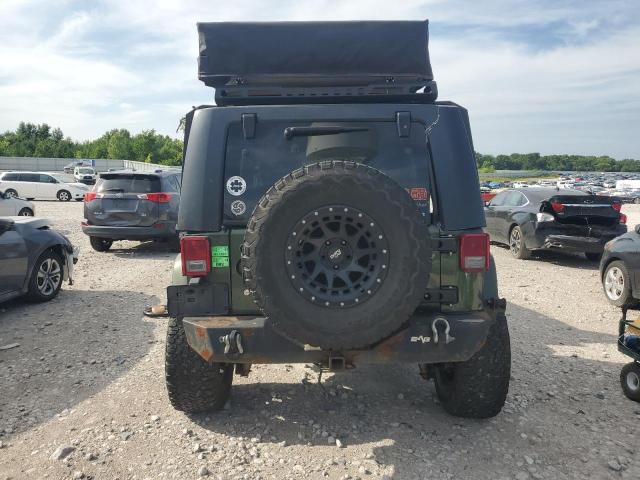 1J4GA59188L634858 - 2008 JEEP WRANGLER U SAHARA GREEN photo 6