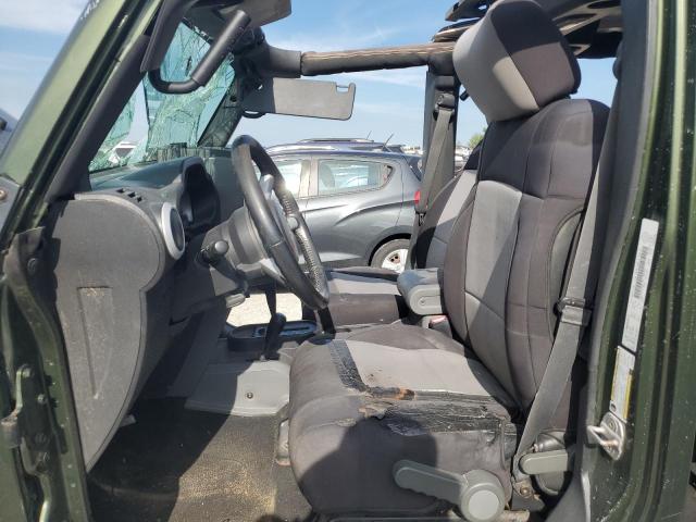 1J4GA59188L634858 - 2008 JEEP WRANGLER U SAHARA GREEN photo 7