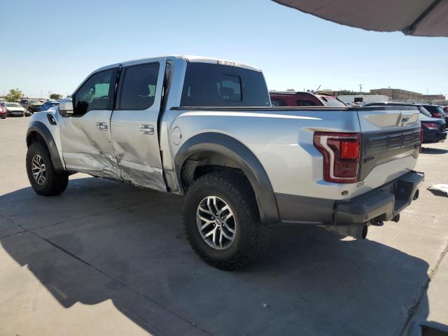 1FTFW1RG5JFA93854 - 2018 FORD F150 RAPTOR SILVER photo 2