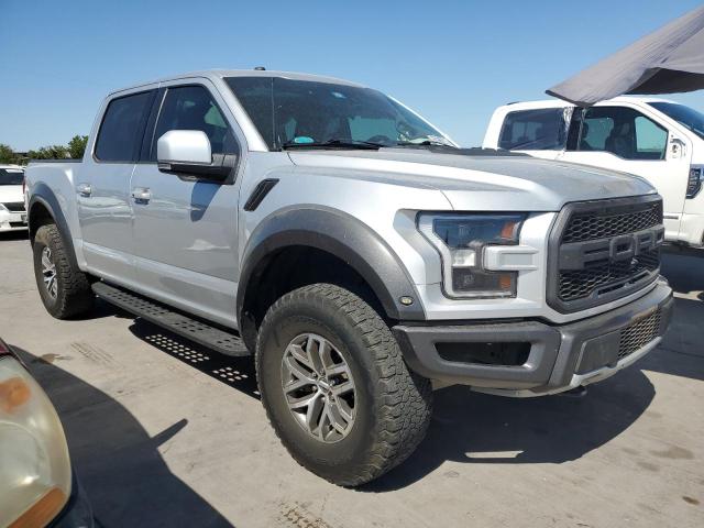 1FTFW1RG5JFA93854 - 2018 FORD F150 RAPTOR SILVER photo 4