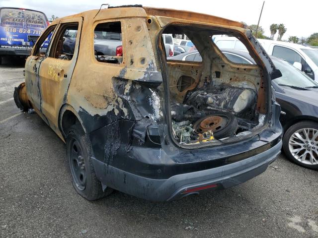 1FM5K8AR3GGA63103 - 2016 FORD EXPLORER POLICE INTERCEPTOR BURN photo 3