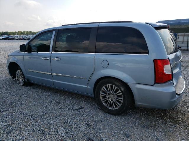 2C4RC1CG9DR767970 - 2013 CHRYSLER TOWN & COU TOURING L BLUE photo 2
