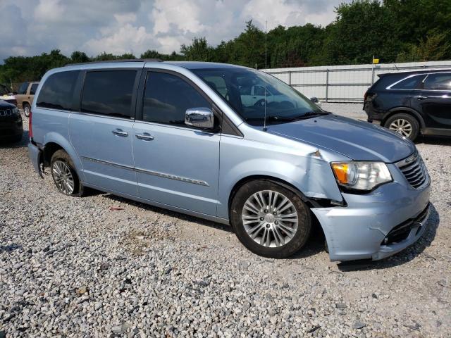 2C4RC1CG9DR767970 - 2013 CHRYSLER TOWN & COU TOURING L BLUE photo 4