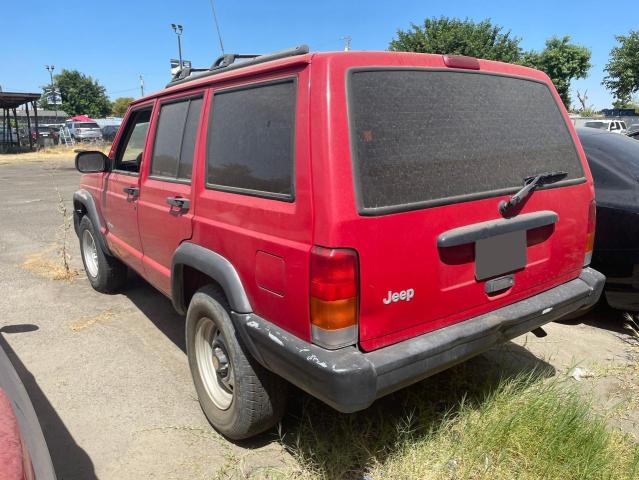 1J4FT28P7YL252282 - 2000 JEEP CHEROKEE SE RED photo 3