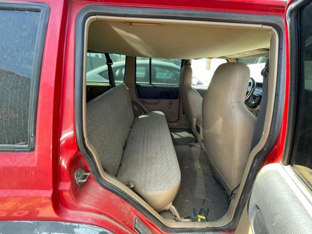 1J4FT28P7YL252282 - 2000 JEEP CHEROKEE SE RED photo 6