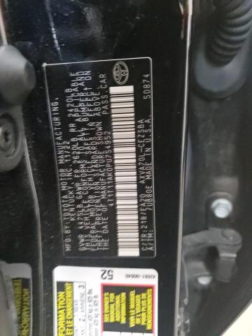 4T1T11AK0PU754952 - 2023 TOYOTA CAMRY SE NIGHT SHADE BLACK photo 12