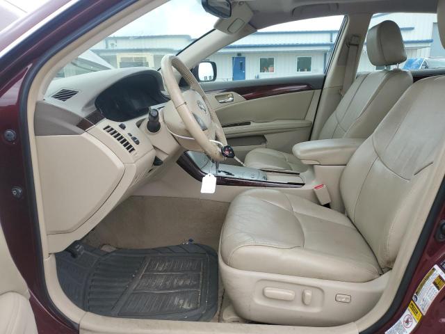 4T1BK3DB3AU360076 - 2010 TOYOTA AVALON XL Bordo foto 7