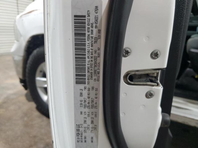 1C6RR6TT9KS643922 - 2019 RAM 1500 CLASS SLT 白色 照片 12