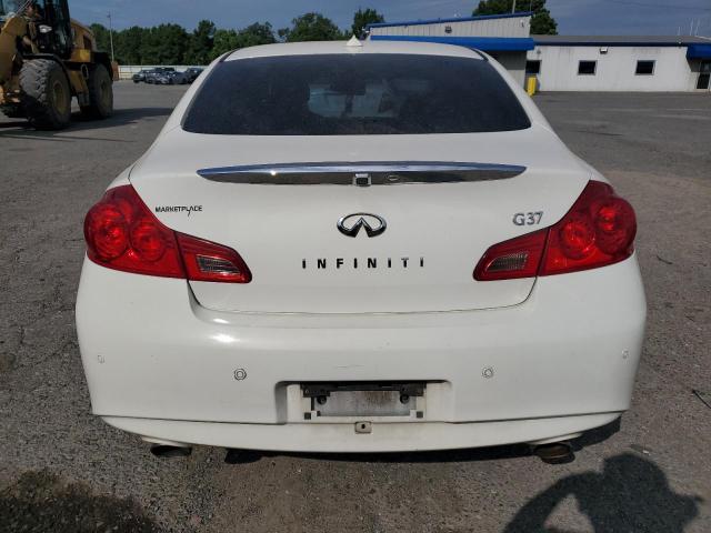 JN1CV6AP0CM935578 - 2012 INFINITI G37 BASE WHITE photo 6