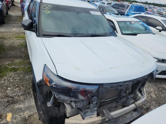 1FM5K8ABXMGA46894 - 2021 FORD EXPLORER POLICE INTERCEPTOR WHITE photo 5