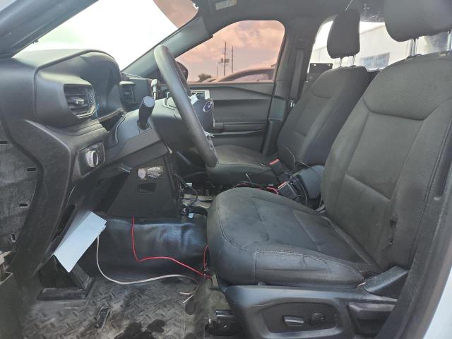 1FM5K8ABXMGA46894 - 2021 FORD EXPLORER POLICE INTERCEPTOR WHITE photo 7