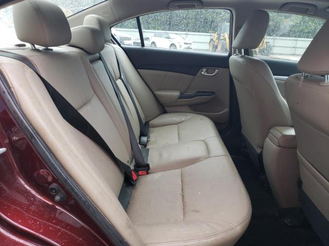 19XFB2F94FE036053 - 2015 HONDA CIVIC EXL ბურგუნდია ფოტო 10