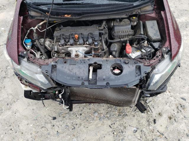 19XFB2F94FE036053 - 2015 HONDA CIVIC EXL ბურგუნდია ფოტო 11