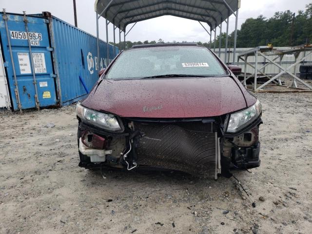19XFB2F94FE036053 - 2015 HONDA CIVIC EXL ბურგუნდია ფოტო 5
