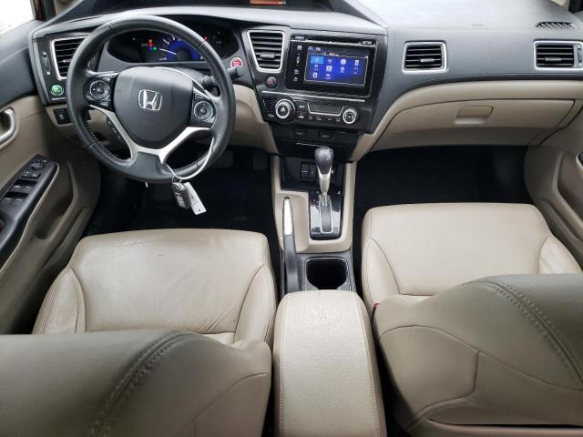 19XFB2F94FE036053 - 2015 HONDA CIVIC EXL ბურგუნდია ფოტო 8