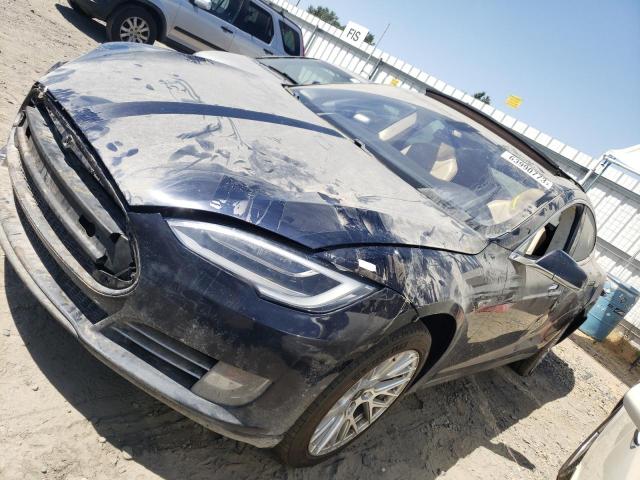 5YJSA1DN7DFP19626 - 2013 TESLA MODEL S Կապույտ լուսանկար 1