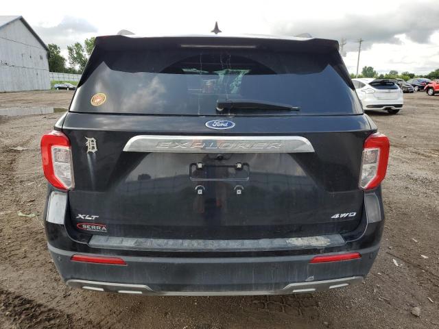 1FMSK8DH6NGB92374 - 2022 FORD EXPLORER XLT BLACK photo 6