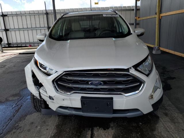 MAJ3S2KE2LC313605 - 2020 FORD ECOSPORT TITANIUM WHITE photo 5