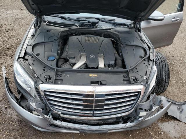 WDDUG8FB6FA166388 - 2015 MERCEDES-BENZ S 550 4MATIC SILVER photo 11