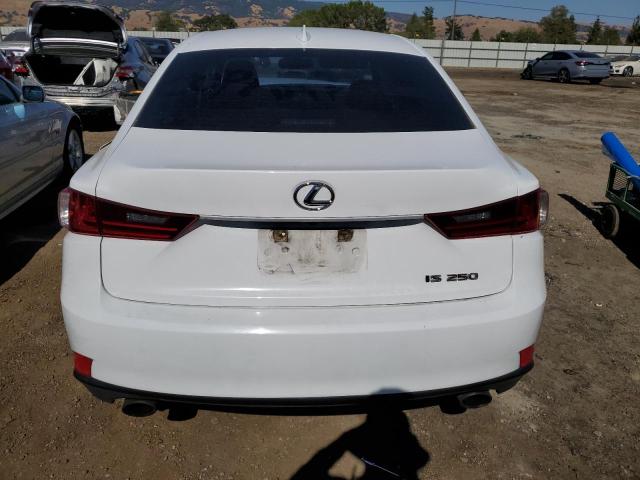 JTHBF1D29E5016411 - 2014 LEXUS IS 250 WHITE photo 6