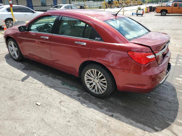 1C3CCBCB9CN284205 - 2012 CHRYSLER 200 LIMITED MAROON photo 2