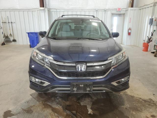 5J6RM4H97GL085007 - 2016 HONDA CR-V TOURING BLUE photo 5