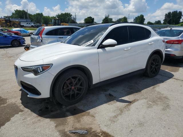 ZASFAKNNXJ7B99355 - 2018 ALFA ROMEO STELVIO TI SPORT WHITE photo 1