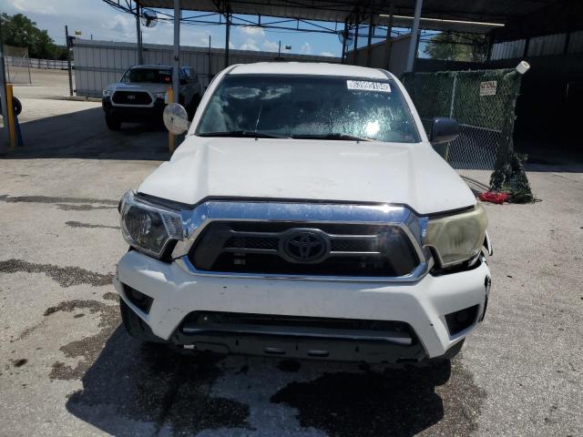 5TFJX4CN9EX040784 - 2014 TOYOTA TACOMA DOUBLE CAB WHITE photo 5