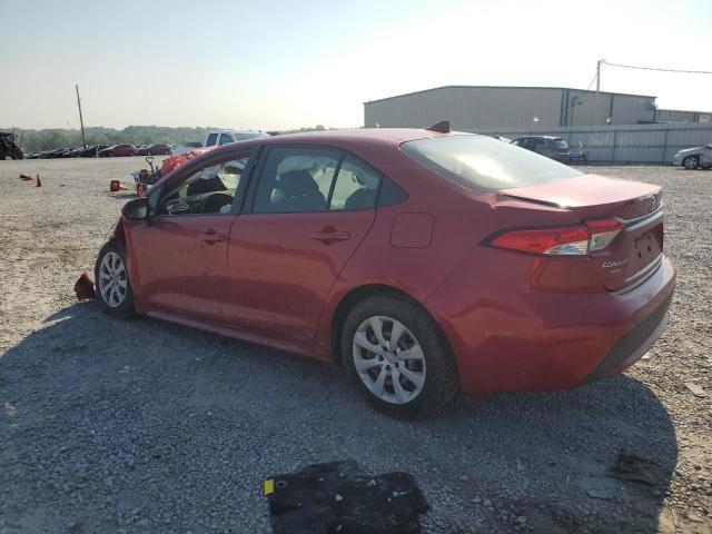 JTDEPMAE8MJ138663 - 2021 TOYOTA COROLLA LE RED photo 2