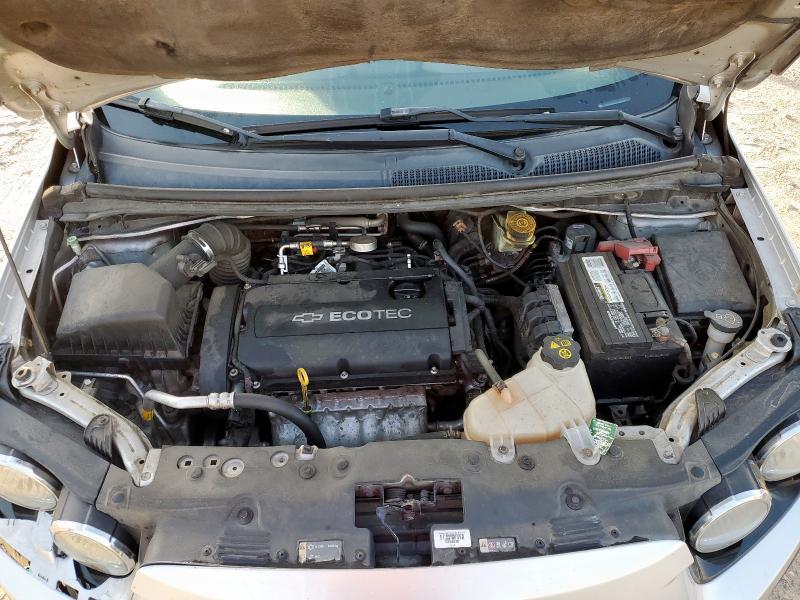 1G1JC5SH2D4110728 - 2013 CHEVROLET SONIC LT SILVER photo 11