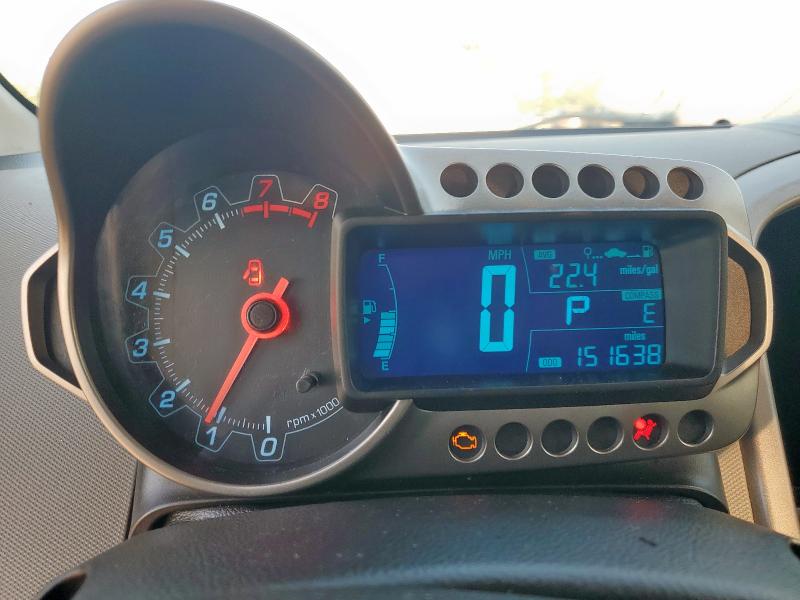 1G1JC5SH2D4110728 - 2013 CHEVROLET SONIC LT SILVER photo 9