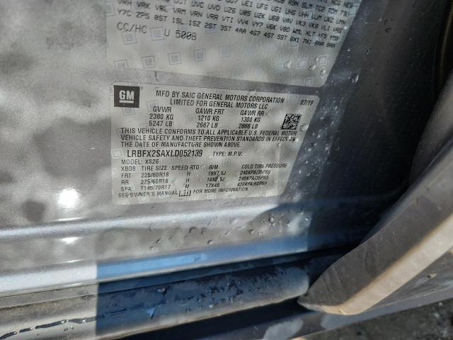 LRBFX2SAXLD052139 - 2020 BUICK ENVISION ESSENCE 银色 照片 13