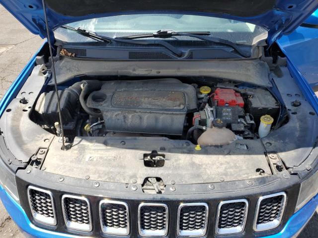 3C4NJDBB0KT723507 - 2019 JEEP COMPASS LATITUDE BLUE photo 11